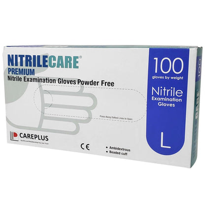 NitrileCare 6 Mil Premium Nitrile Blue Disposable Gloves