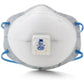 P95 Particulate Respirators - Cool Flow Valve, 4-Point Staple Attachment (PK 10 Respirators) - 3M