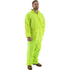 Rain Suits - Premium Waterproof Two-Piece Hooded Polyester with PVC Coating (PK 6 Suits) - Majestic - Yellow