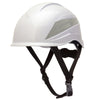 Ridgeline XR7 Hard Hats with Chin Strap (PK 6 Helmets) - Pyramex - White Graphite