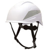 Ridgeline XR7 Hard Hats with Chin Strap (PK 6 Helmets) - Pyramex - White