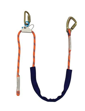 Rope Lanyards - Adjustable with Varying Hooks or Carabiner - Fall Protection