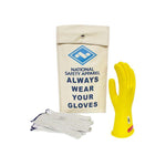 Rubber Voltage Glove Kits - Class 0 Electrical Insulating Voltage Rated Gloves, Leather Protectors, Glove Bag - ArcGuard National Safety Apparel