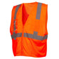 RVZ21 Hi Vis Mesh Vest - ANSI 2, Type R, Zipper (PK 5 Vests)