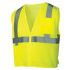 RVZ21 Hi Vis Mesh Vest - ANSI 2, Type R, Zipper (PK 5 Vests) - Hi Vis Lime