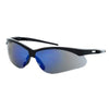 Safety Glasses with Neck Cord - Padded - Majestic Wrecker (PK 12 Glasses) - Blue Mirror