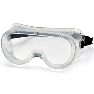 Safety Goggles - Clear, Vented/Perforated (1 Dozen)