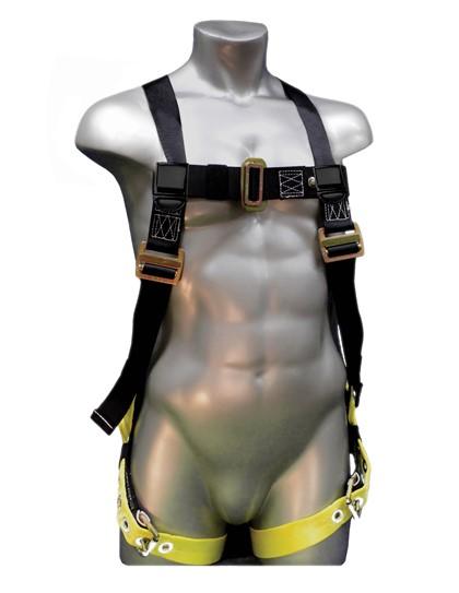 Safety Harness - 1 Steel D-Ring, Mating or Tongue Buckles - Elk River Series Fall Arrest