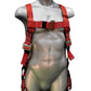 Safety Harness - 1 Steel D-Ring, Quick Connect, Mating, or Tongue Buckles - Freedom Flex Series Fall Arrest