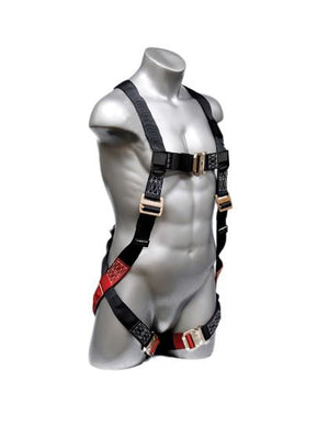 Safety Harness - 1 Steel D-Ring, Quick Connect, Mating, or Tongue Buckles - Freedom Flex Series Fall Arrest