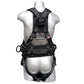 Safety Harness - 3 Easy Connect Aluminum D-Rings (Back & Hips), Quick Connect and Tongue Buckles - Platinum RavenEX Series Fall Arrest