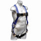 Safety Harness - 3 Steel D-Rings (Back & Hips), Mating or Tongue Buckles - Construction Plus Series Fall Arrest