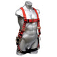 Safety Harness - 3 Steel D-Rings (Back & Hips), Quick Connect, Mating, or Tongue Buckles - Freedom Flex Series Fall Arrest