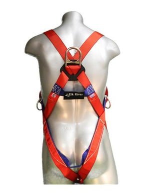 Safety Harness - 3 Steel Rings (Back & Hips), Mating Buckles - Freedom Series Fall Arrest