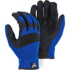 Shirred Slip-On Mechanics Gloves with Armor Skin Palm (PK 12 Pairs) - Majestic - Blue