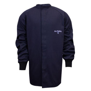 Short Arc Flash Coat - Fire and Arc Flash Resistant, FR Hook and Loop Closure, FR Knit Wrists - National Safety Apparel