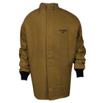 Short Arc Flash Coat - Fire and Arc Flash Resistant, FR Hook & Loop Closure, Knit Wrist Cuffs - National Safety Apparel