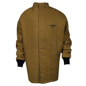 Short Arc Flash Coat - Fire and Arc Flash Resistant, FR Hook & Loop Closure, Knit Wrist Cuffs - National Safety Apparel