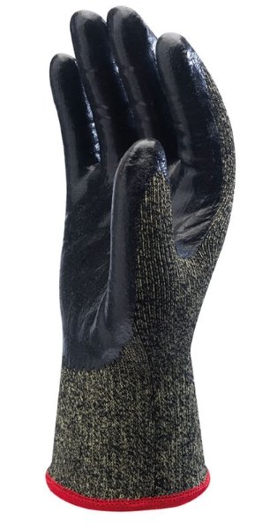 Showa 250 Sponge Nitrile Palm Dip Kevlar High Cut Resistant Glove (PK 12 Pairs)