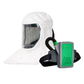 T-Link Respirator Hood - PAPR or Supplied Air, Helmet or Bump Cap, Lightweight Tyvek, NIOSH Certified Protection for Paint/Powder Coat Manufacturing