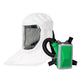 T-Link Respirator Hood - PAPR or Supplied Air, Helmet or Bump Cap, Lightweight Tyvek, NIOSH Certified Protection for Paint/Powder Coat Manufacturing