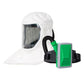 T-Link Respirator Hood - PAPR or Supplied Air, Helmet or Bump Cap, Lightweight Tyvek, NIOSH Certified Protection for Paint/Powder Coat Manufacturing