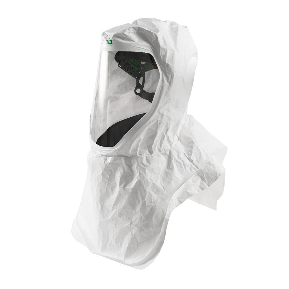 T200 Respirator Hood - PAPR/SAR, Head Harness or Bump Cap, Lightweight Tyvek, NIOSH Certified Protection for Healthcare Workers - RPB