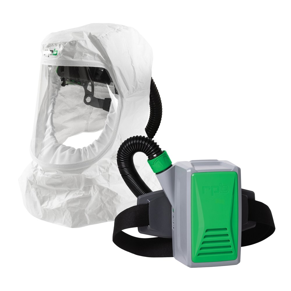 T200 Respirator Hood - PAPR/SAR, Head Harness or Bump Cap, Lightweight Tyvek, NIOSH Certified Protection for Healthcare Workers - RPB