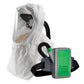 T200 Respirator Hood - PAPR/SAR, Head Harness or Bump Cap, Lightweight Tyvek, NIOSH Certified Protection for Healthcare Workers - RPB