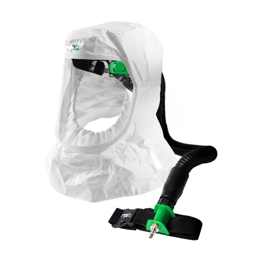 T200 Respirator Hood - PAPR/SAR, Head Harness or Bump Cap, Lightweight Tyvek, NIOSH Certified Protection for Healthcare Workers - RPB