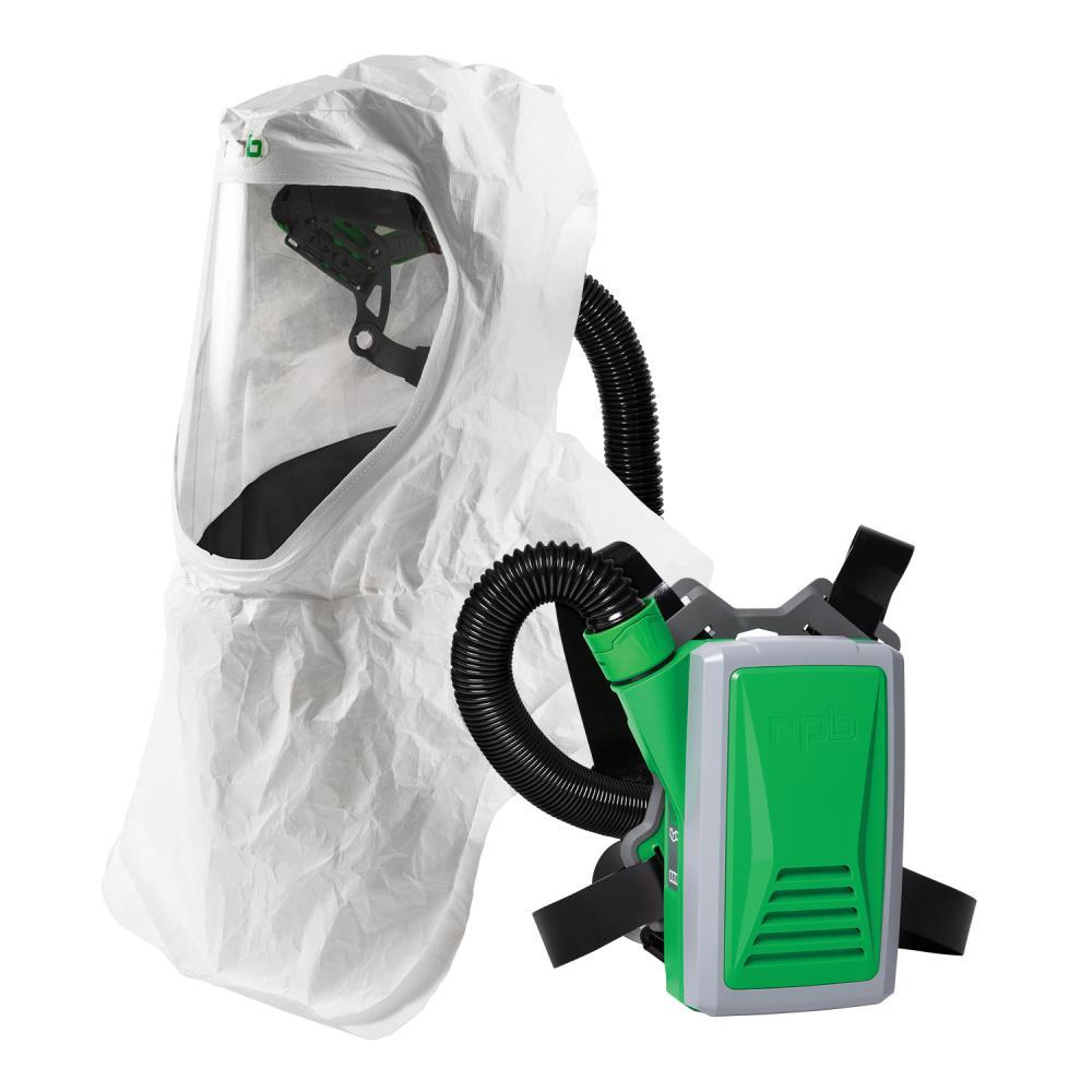 T200 Respirator Hood - PAPR/SAR, Head Harness or Bump Cap, Lightweight Tyvek, NIOSH Certified Protection for Healthcare Workers - RPB