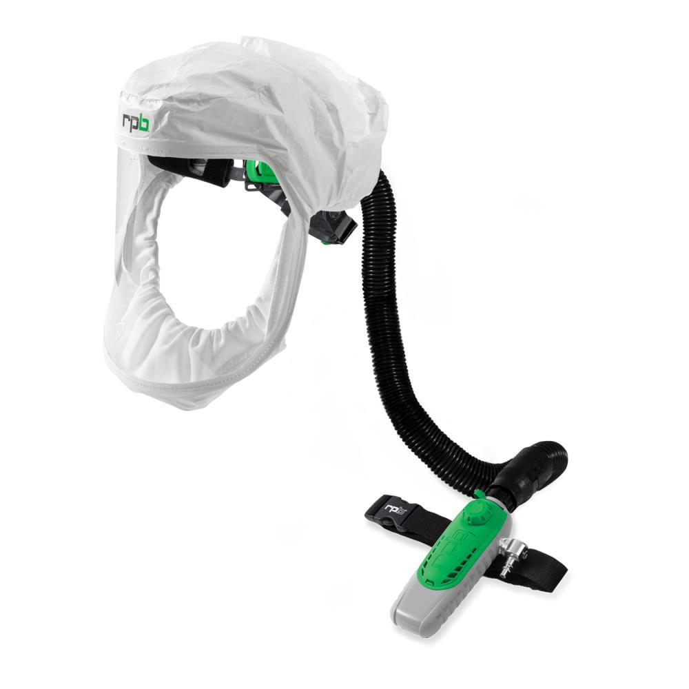 T200 Respirator Hood - PAPR/SAR, Head Harness or Bump Cap, Lightweight Tyvek, NIOSH Certified Protection for Healthcare Workers - RPB