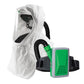 T200 Respirator Hood - PAPR/SAR, Head Harness or Bump Cap, Lightweight Tyvek, NIOSH Certified Protection for Healthcare Workers - RPB