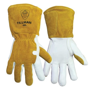 Tillman MIG Welders Gloves - Insulated Grain Split, Reinforced Thumb Strap (12 Pairs)