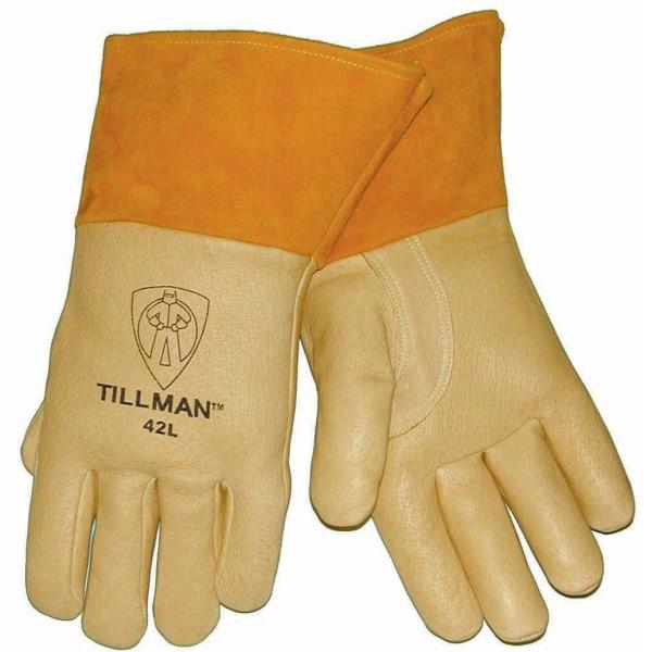 Tillman MIG Welders Gloves - Pigskin, Reinforced Wing Thumb (12 Pairs)