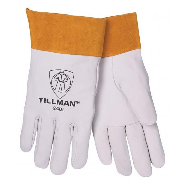 Tillman Tig Welders Gloves - Kidskin Standard or Short Cuff, Straight Thumb (12 Pairs)