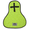 Universal Hard Hat & Helmet Cooling Pad with Neck Shade (PK 10 Pads) - HiVis Lime