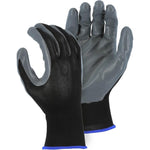 Washable Disposable Gloves - Foam Nitrile Palm on Nylon Glove, No Logo (PK 48 Pairs) - Majestic Glove