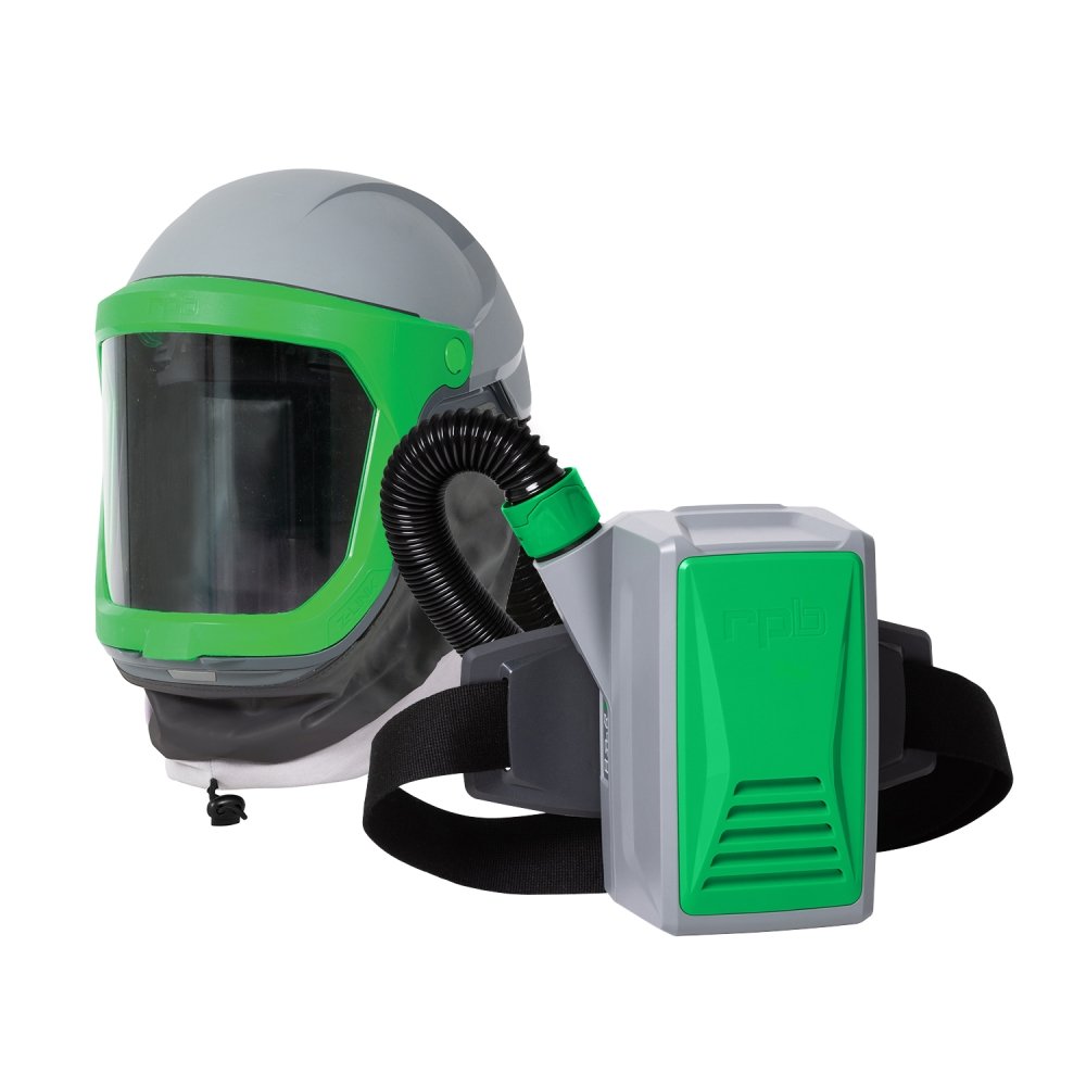 Z-Link Respirator Helmet - PAPR or Supplied Air, Adjustable Fit Comfort, Wide Field of View, Versatile NIOSH Certified Respiratory Protection - RPB