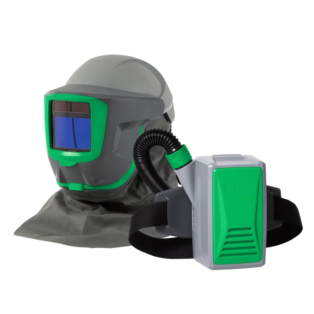 Z-Link Respirator Helmet - PAPR or Supplied Air, Adjustable Fit Comfort, Wide Field of View, Versatile NIOSH Certified Respiratory Protection - RPB