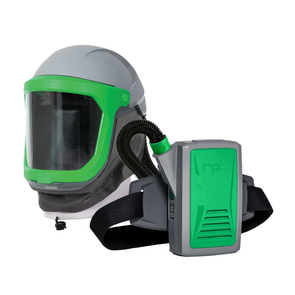 Z-Link Respirator Helmet - PAPR or Supplied Air, Adjustable Fit Comfort, Wide Field of View, Versatile NIOSH Certified Respiratory Protection - RPB