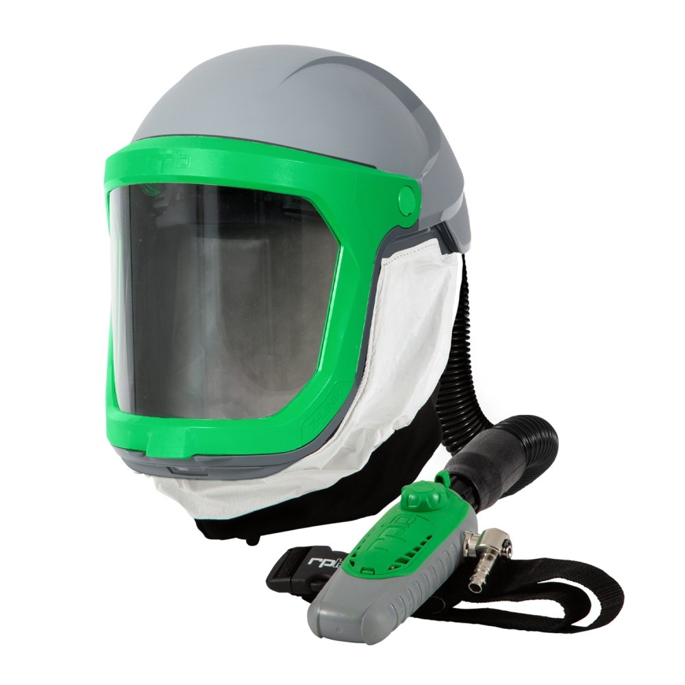 Z-Link Respirator Helmet - PAPR or Supplied Air, Adjustable Fit Comfort, Wide Field of View, Versatile NIOSH Certified Respiratory Protection - RPB