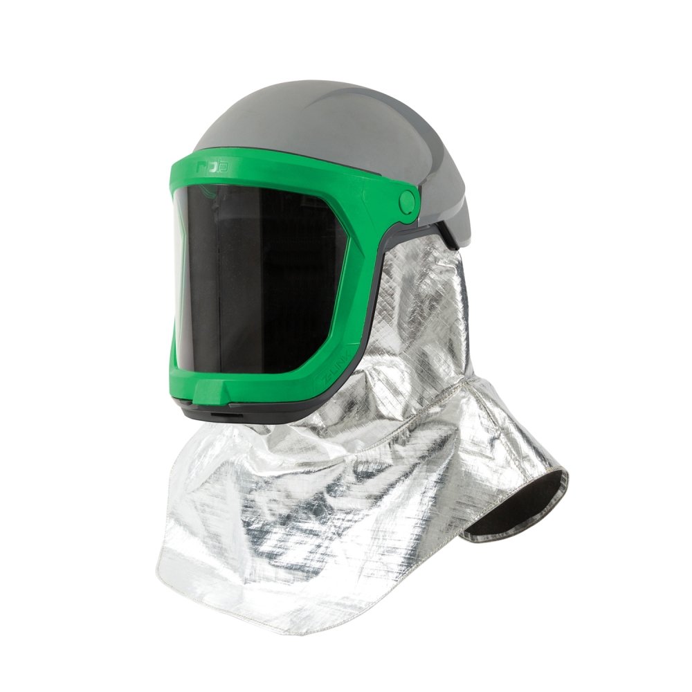 Z-Link Respirator Helmet - PAPR or Supplied Air, Adjustable Fit Comfort, Wide Field of View, Versatile NIOSH Certified Respiratory Protection - RPB