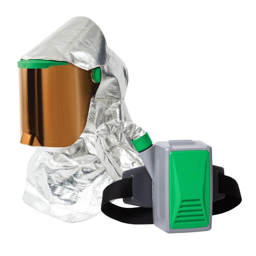 Z-Link Respirator Helmet - PAPR or Supplied Air, Adjustable Fit Comfort, Wide Field of View, Versatile NIOSH Certified Respiratory Protection - RPB