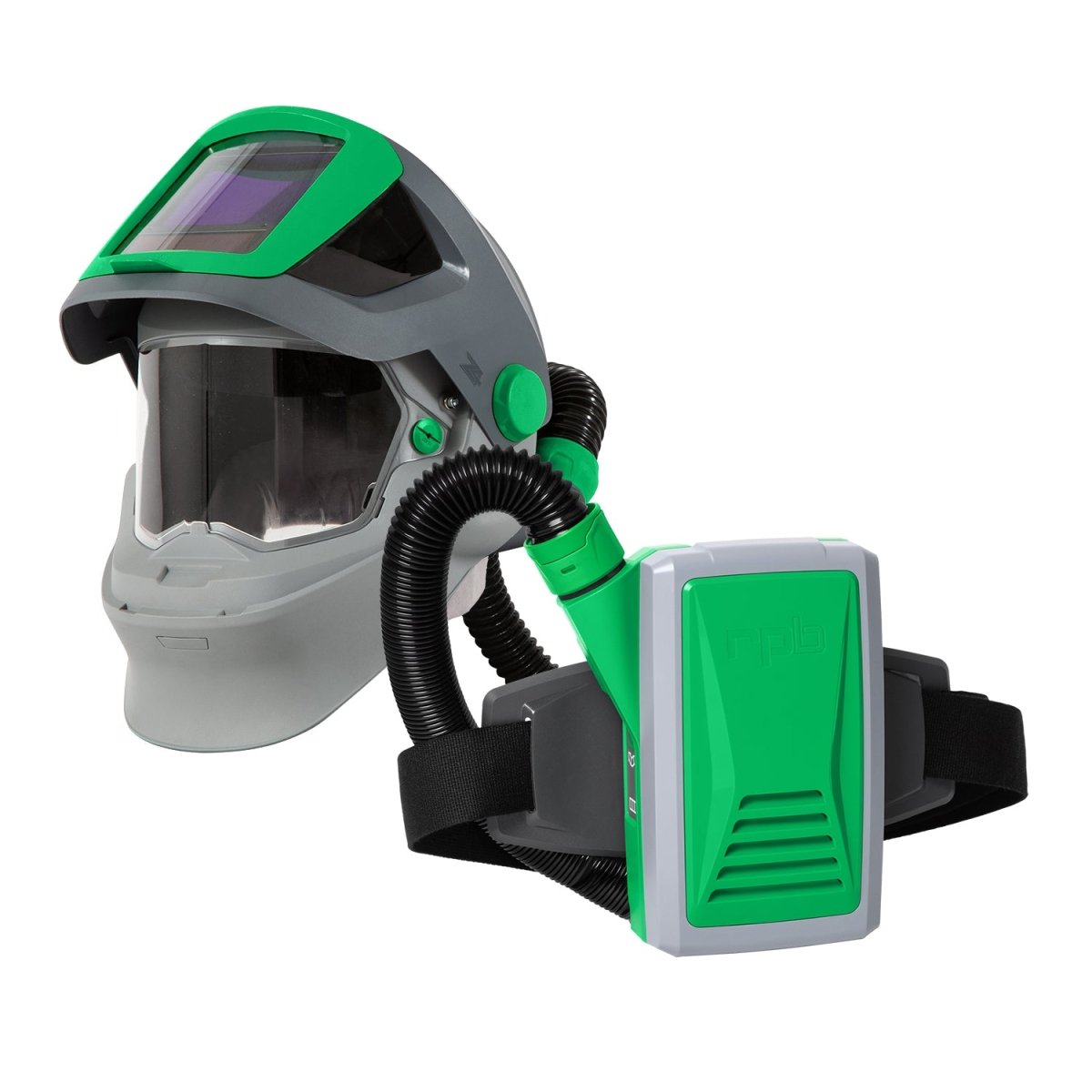 Z4 Welding Respirator Mask - PAPR or Supplied Air, Flip Up ADF, Face Seal or Shoulder Cape, NIOSH Certified Protection for Welders - RPB Safety