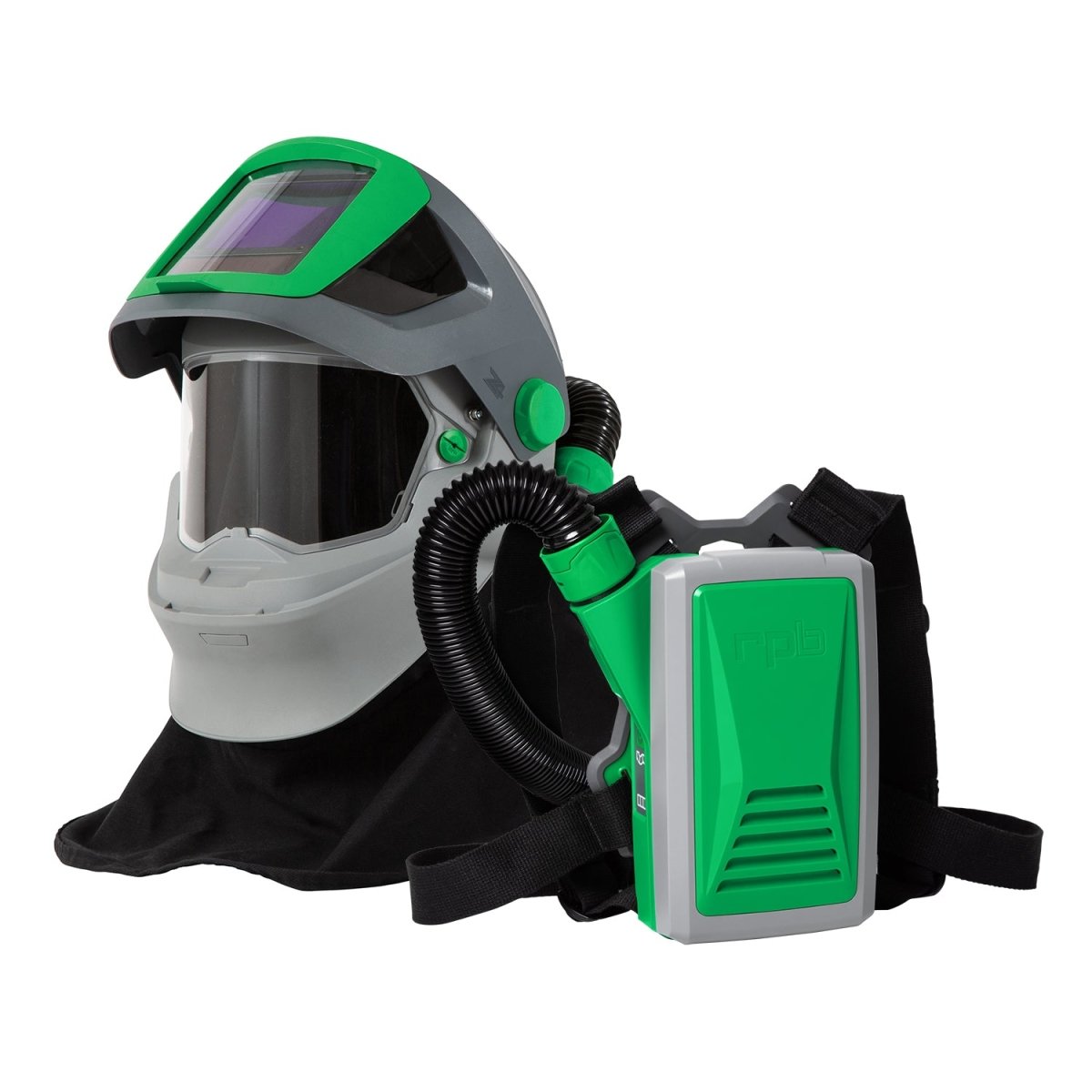 Z4 Welding Respirator Mask - PAPR or Supplied Air, Flip Up ADF, Face Seal or Shoulder Cape, NIOSH Certified Protection for Welders - RPB Safety