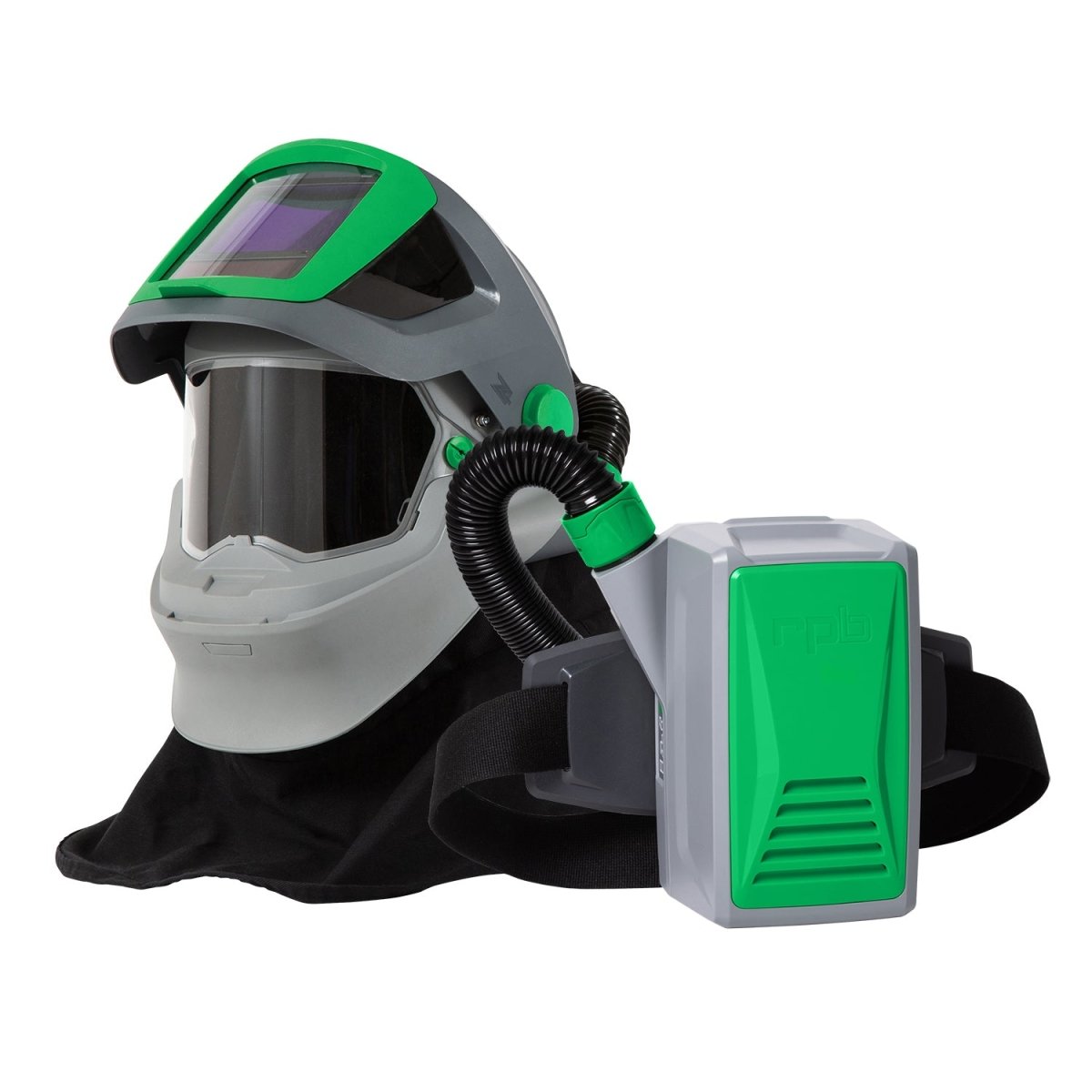 Z4 Welding Respirator Mask - PAPR or Supplied Air, Flip Up ADF, Face Seal or Shoulder Cape, NIOSH Certified Protection for Welders - RPB Safety