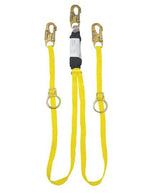 Energy Absorbing Lanyard Kit - Zorber Shock Absorber with 4 ft. Tie Back Twin Leg Lanyard